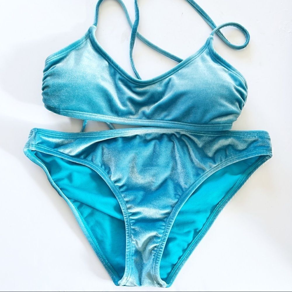 California Waves velour swim bikini